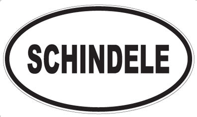 SCHINDELE - Oval Magnet