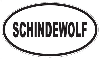 SCHINDEWOLF - Oval Magnet