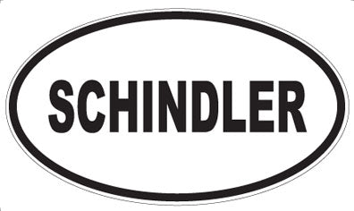 SCHINDLER - Oval Magnet