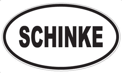 SCHINKE - Oval Magnet
