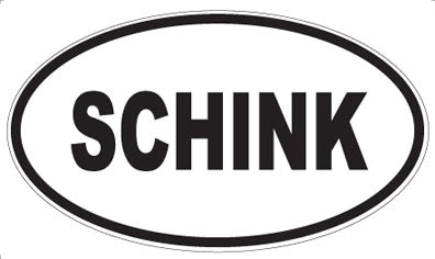 SCHINK - Oval Magnet