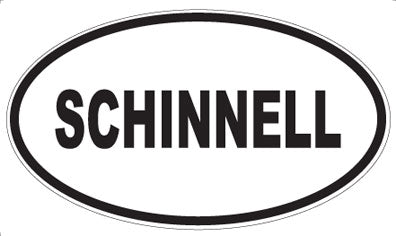 SCHINNELL - Oval Magnet