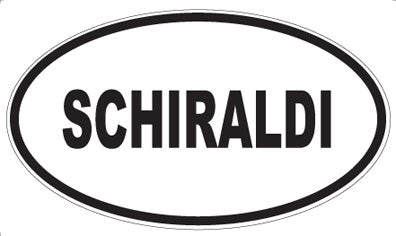 SCHIRALDI - Oval Magnet