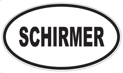SCHIRMER - Oval Magnet