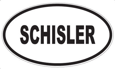 SCHISLER - Oval Sticker