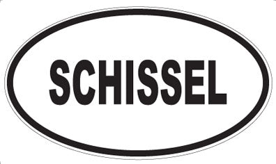 SCHISSEL - Oval Sticker
