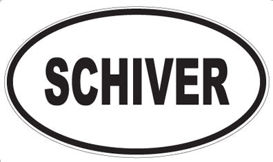 SCHIVER - Oval Sticker
