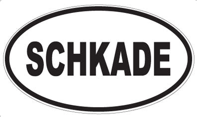 SCHKADE - Oval Sticker