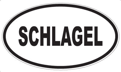 SCHLAGEL - Oval Magnet