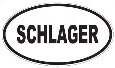 SCHLAGER - Oval Magnet