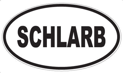 SCHLARB - Oval Sticker