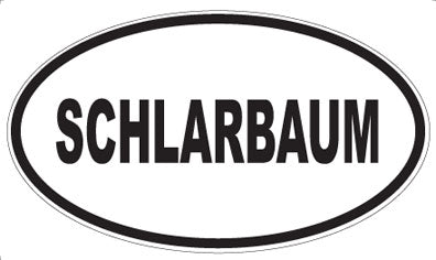 SCHLARBAUM - Oval Magnet