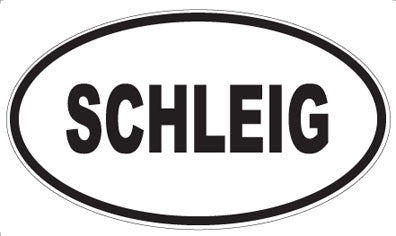 SCHLEIG - Oval Magnet
