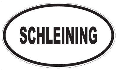 SCHLEINING - Oval Sticker