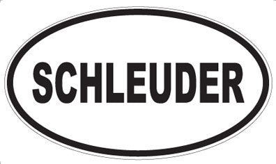 SCHLEUDER - Oval Magnet