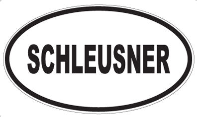 SCHLEUSNER - Oval Magnet