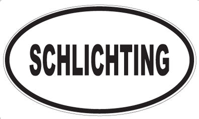 SCHLICHTING - Oval Magnet