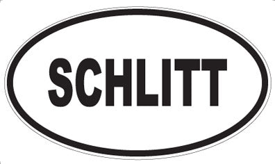 SCHLITT - Oval Magnet