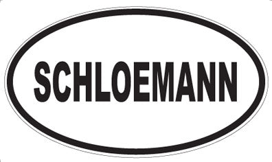 SCHLOEMANN - Oval Sticker
