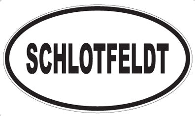 SCHLOTFELDT - Oval Magnet