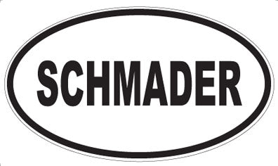 SCHMADER - Oval Magnet