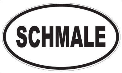 SCHMALE - Oval Sticker