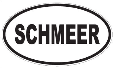 SCHMEER - Oval Magnet