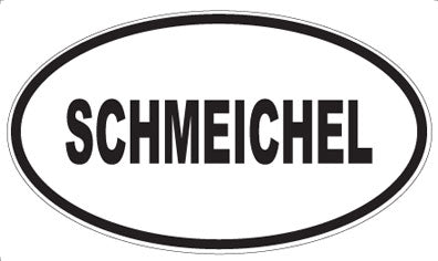 SCHMEICHEL - Oval Sticker