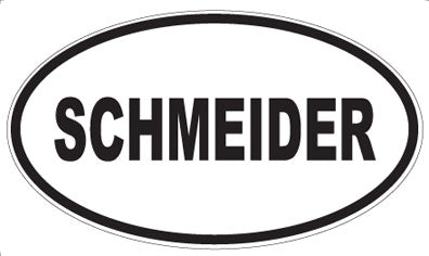 SCHMEIDER - Oval Magnet