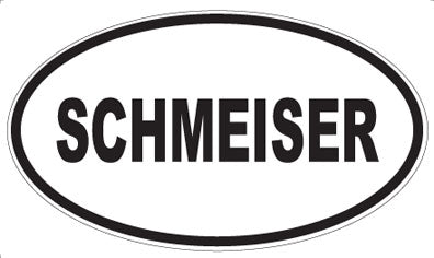 SCHMEISER - Oval Sticker