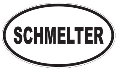 SCHMELTER - Oval Sticker
