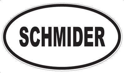 SCHMIDER - Oval Magnet