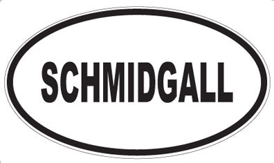 SCHMIDGALL - Oval Magnet