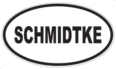 SCHMIDTKE - Oval Magnet