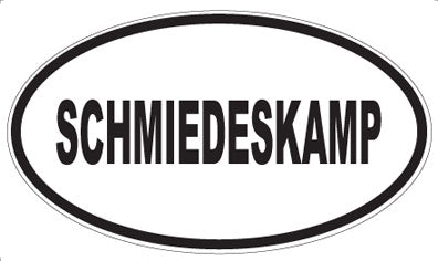 SCHMIEDESKAMP - Oval Magnet