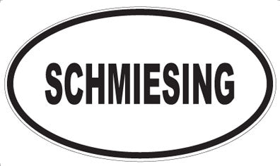 SCHMIESING - Oval Sticker