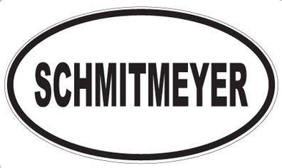 SCHMITMEYER - Oval Magnet