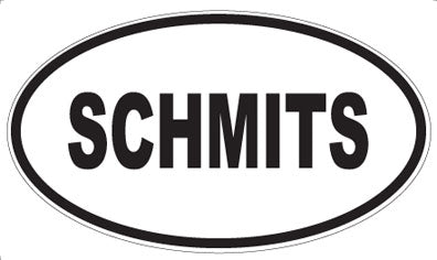 SCHMITS - Oval Magnet