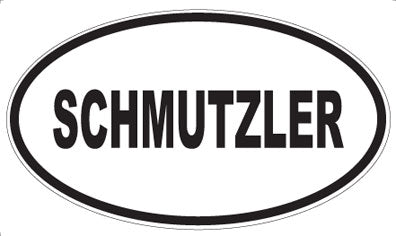 SCHMUTZLER - Oval Sticker