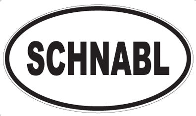 SCHNABL - Oval Magnet