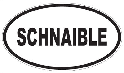 SCHNAIBLE - Oval Magnet