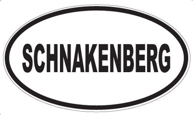 SCHNAKENBERG - Oval Magnet