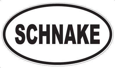 SCHNAKE - Oval Magnet