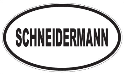 SCHNEIDERMANN - Oval Magnet