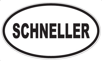 SCHNELLER - Oval Sticker