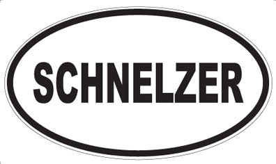 SCHNELZER - Oval Sticker