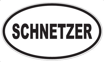 SCHNETZER - Oval Magnet