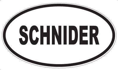 SCHNIDER - Oval Magnet