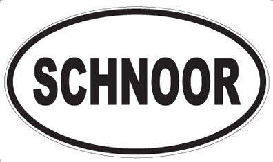 SCHNOOR - Oval Magnet