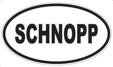 SCHNOPP - Oval Magnet